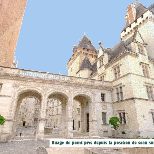Projet Château de Pau SCANNER 3D ET MAQUETTE NUMÉRIQUE BIM
