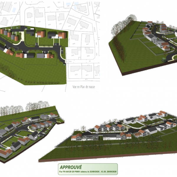 Lotissement « Le Green » à Billère - vue 3D